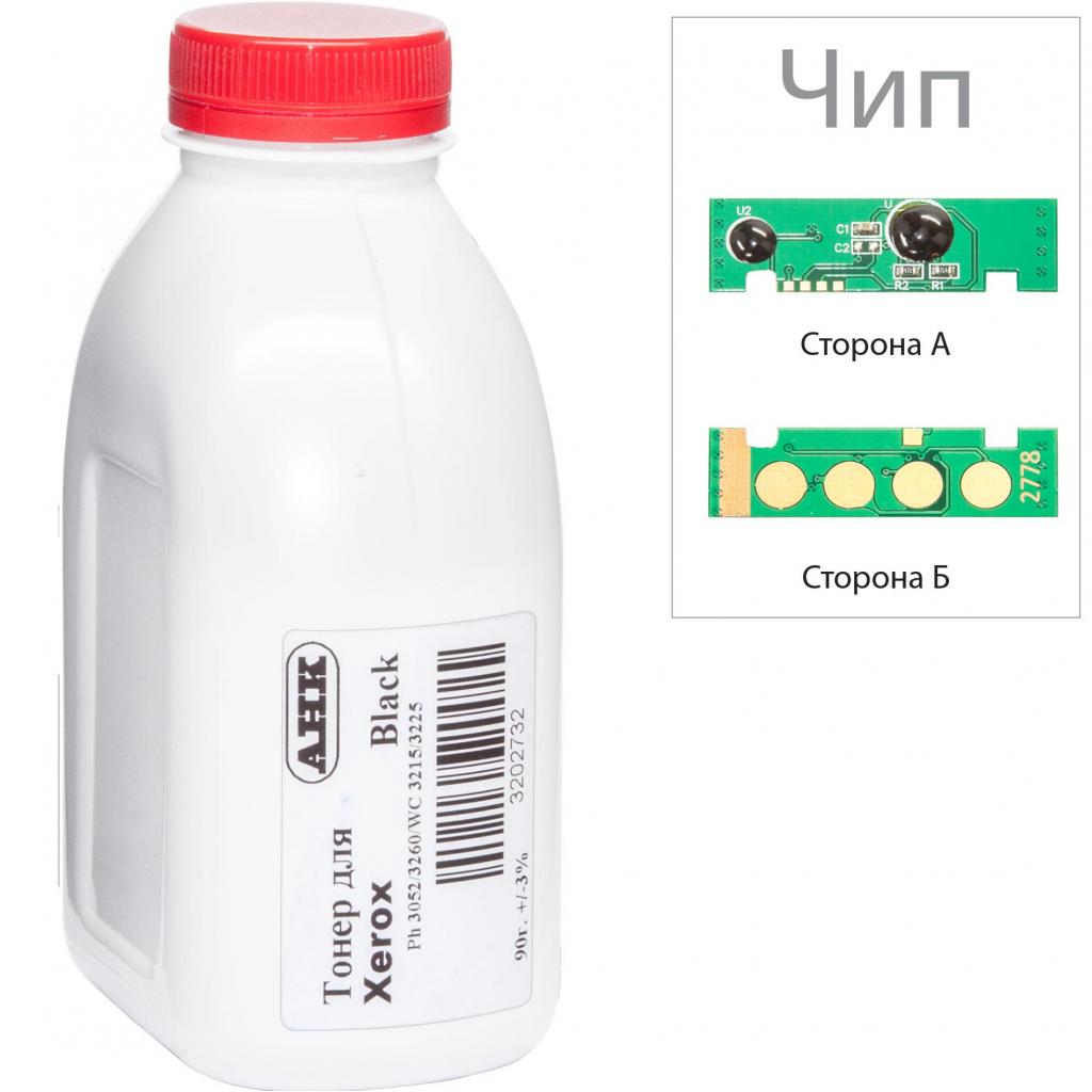 Тонер AHK Xerox Phaser 3052/WC 3215, 90г Black + chip (3202733) - зображення 1