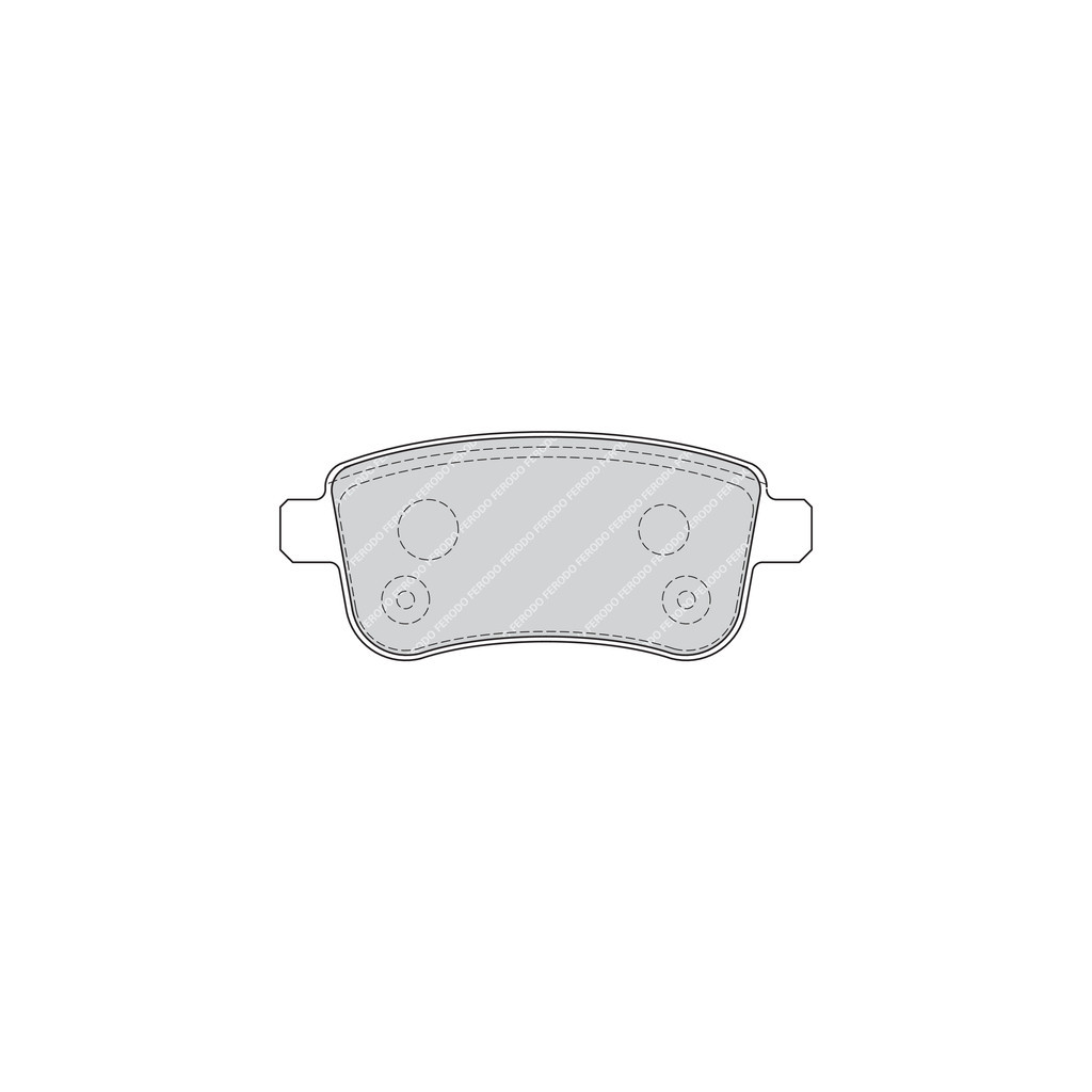 Гальмівні колодки FERODO FDB4182 - зображення 2