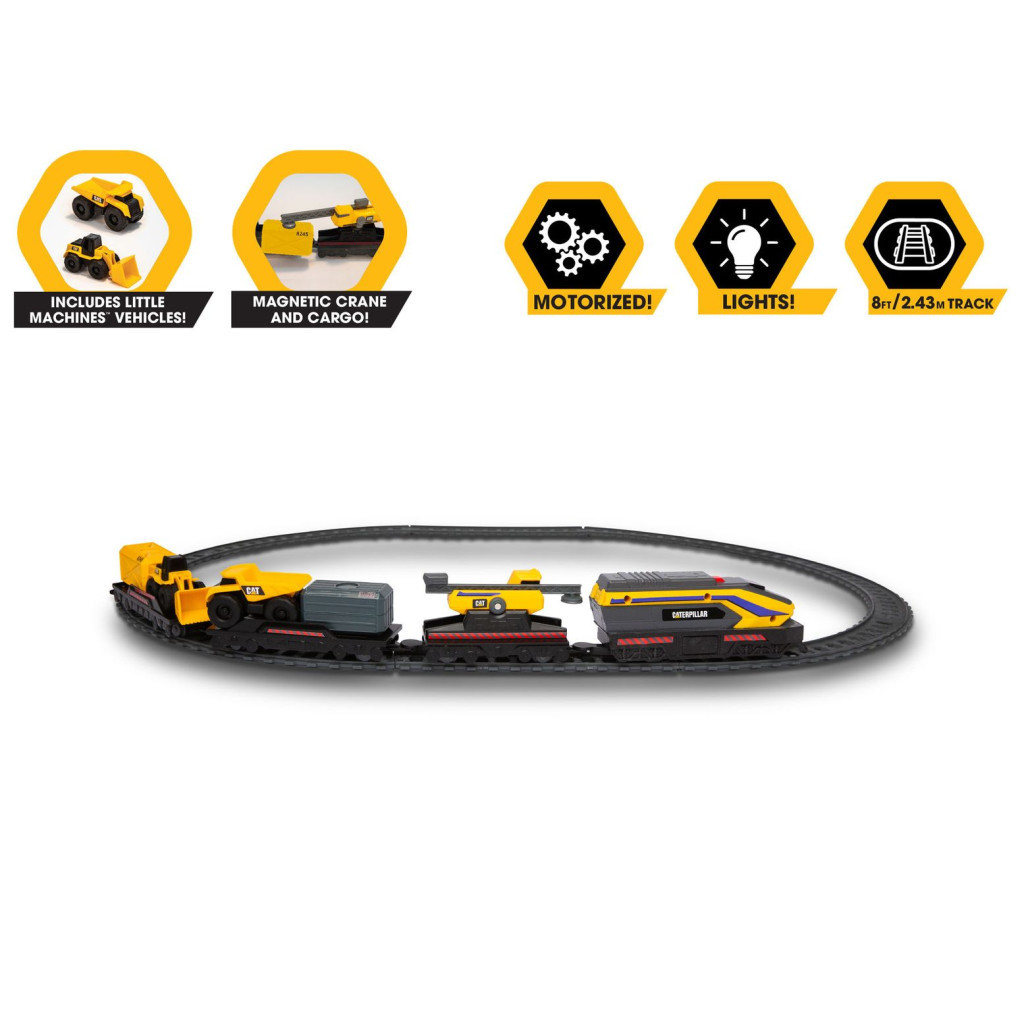 Залізниця Funrise CAT з міні-технікою Будівельний експрес (82949) - зображення 2