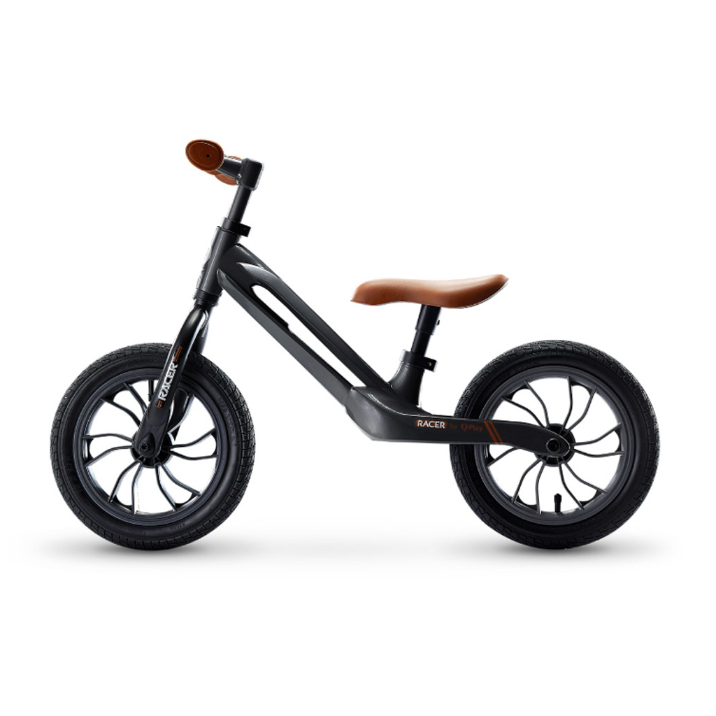 Біговел QPlay Racer з надувними колесами Black Brown (B-300BlackBrown) - зображення 1