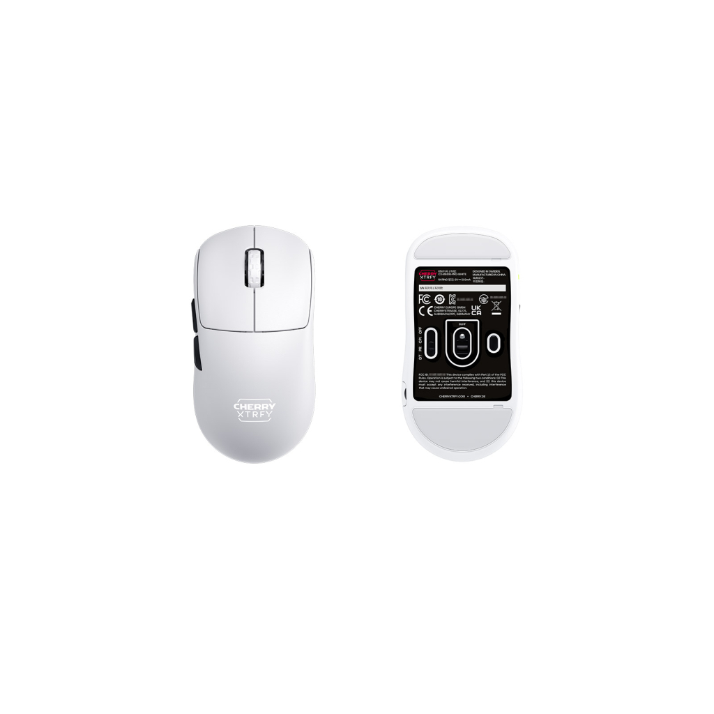 Мишка Cherry Xtrfy M68 Pro 8K Wireless/USB White (CX-M68W-PRO-WHITE) - зображення 2