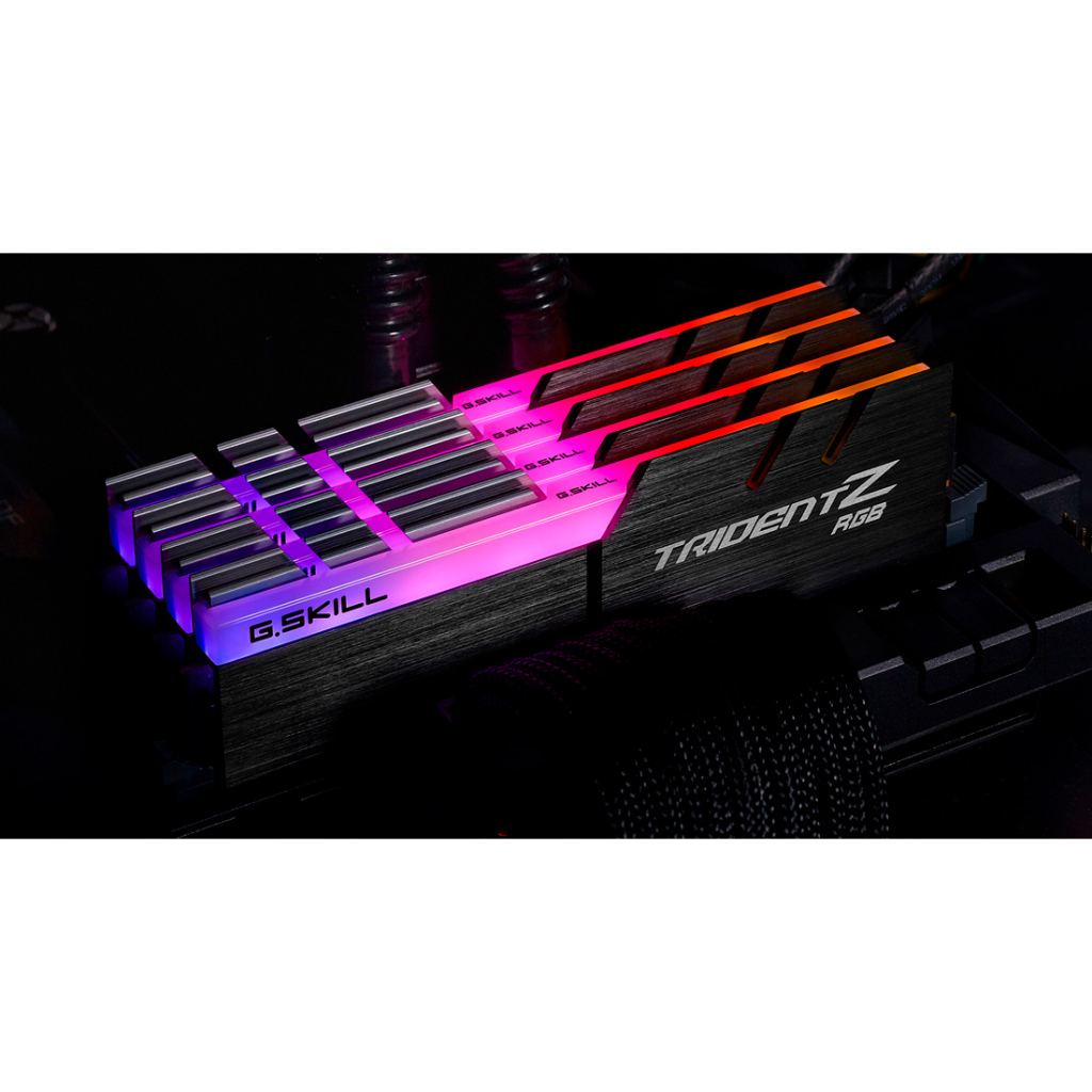Модуль пам'яті для комп'ютера DDR4 128GB (4x32GB) 3600 MHz Trident Z RGB G.Skill (F4-3600C18Q-128GTZR) - зображення 6