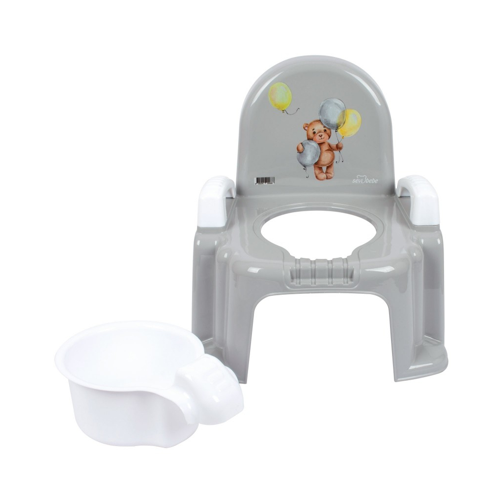 Горщик Sevi Bebe стілець сірий (8692241246808) - зображення 5