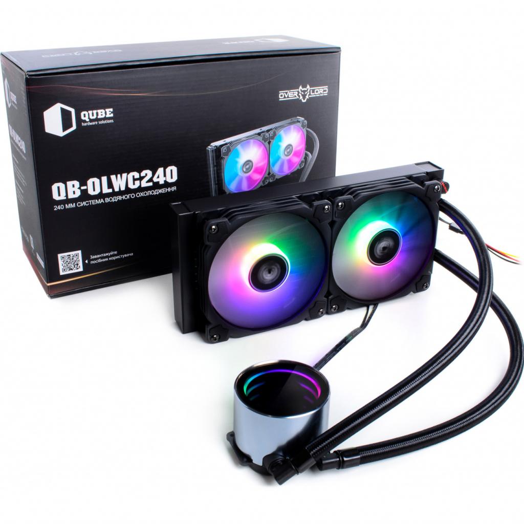 Система рідинного охолодження Qube QB-OLWC240ARGB - зображення 2