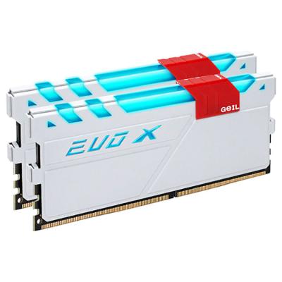 Модуль пам'яті для комп'ютера DDR4 16GB (2x8GB) 2400 MHz EVO X White Geil (GEXW416GB2400C16DC) - зображення 2