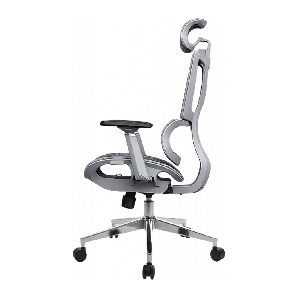 Офісне крісло GT Racer B-123A-S Gray - зображення 3