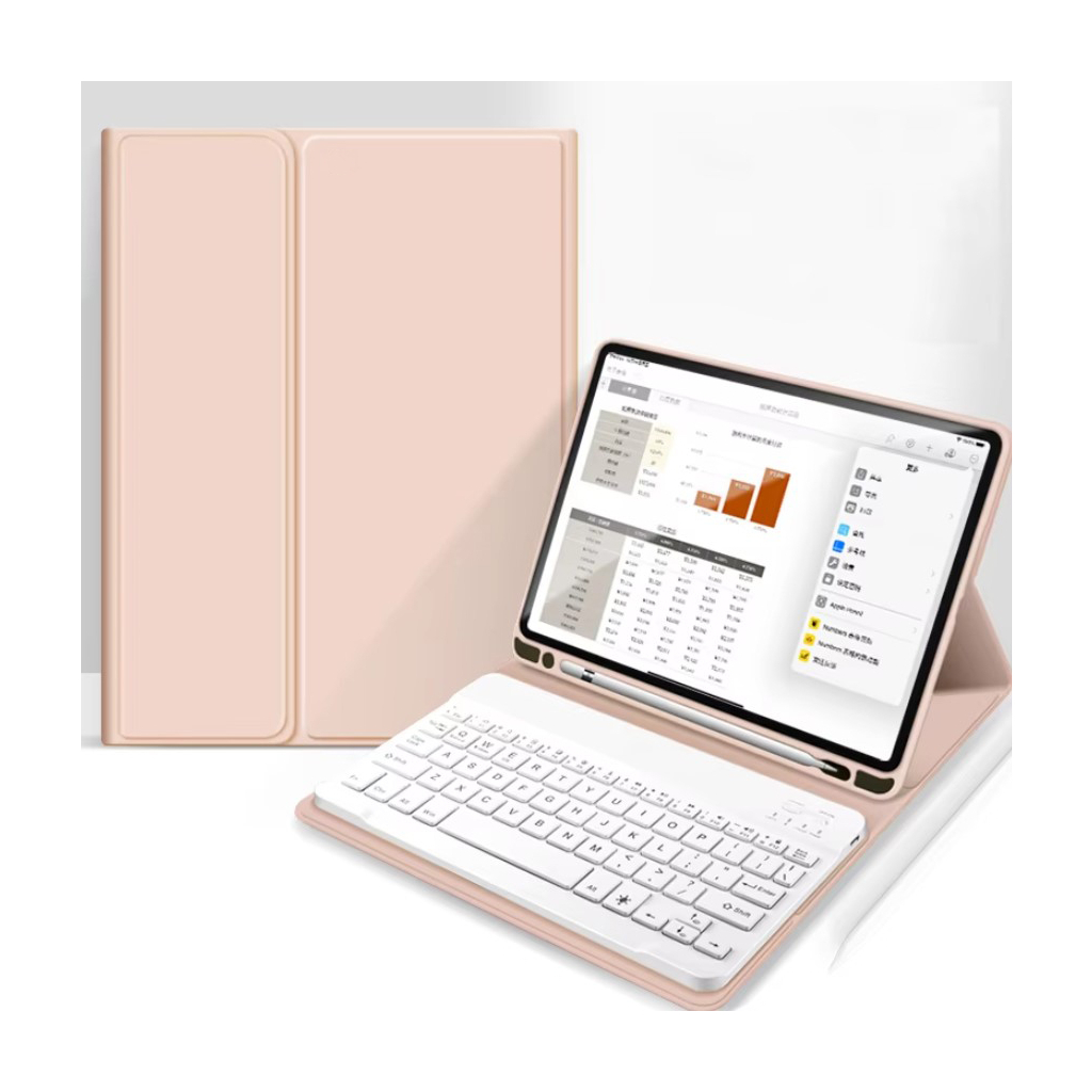 Чохол до планшета BeCover with keyboard Apple iPad Pro 13" M4 2024 Pink (713006) - зображення 2