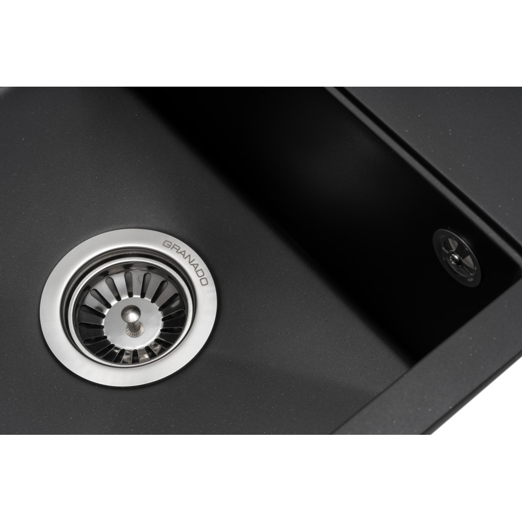 Мийка кухонна GRANADO MERIDA black shine (gr0301) - зображення 4