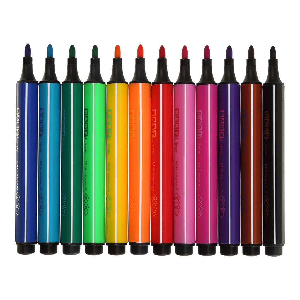 Фломастери ZiBi BABY Line JUMBO 12 кольорів (ZB.2807) - изображение 2