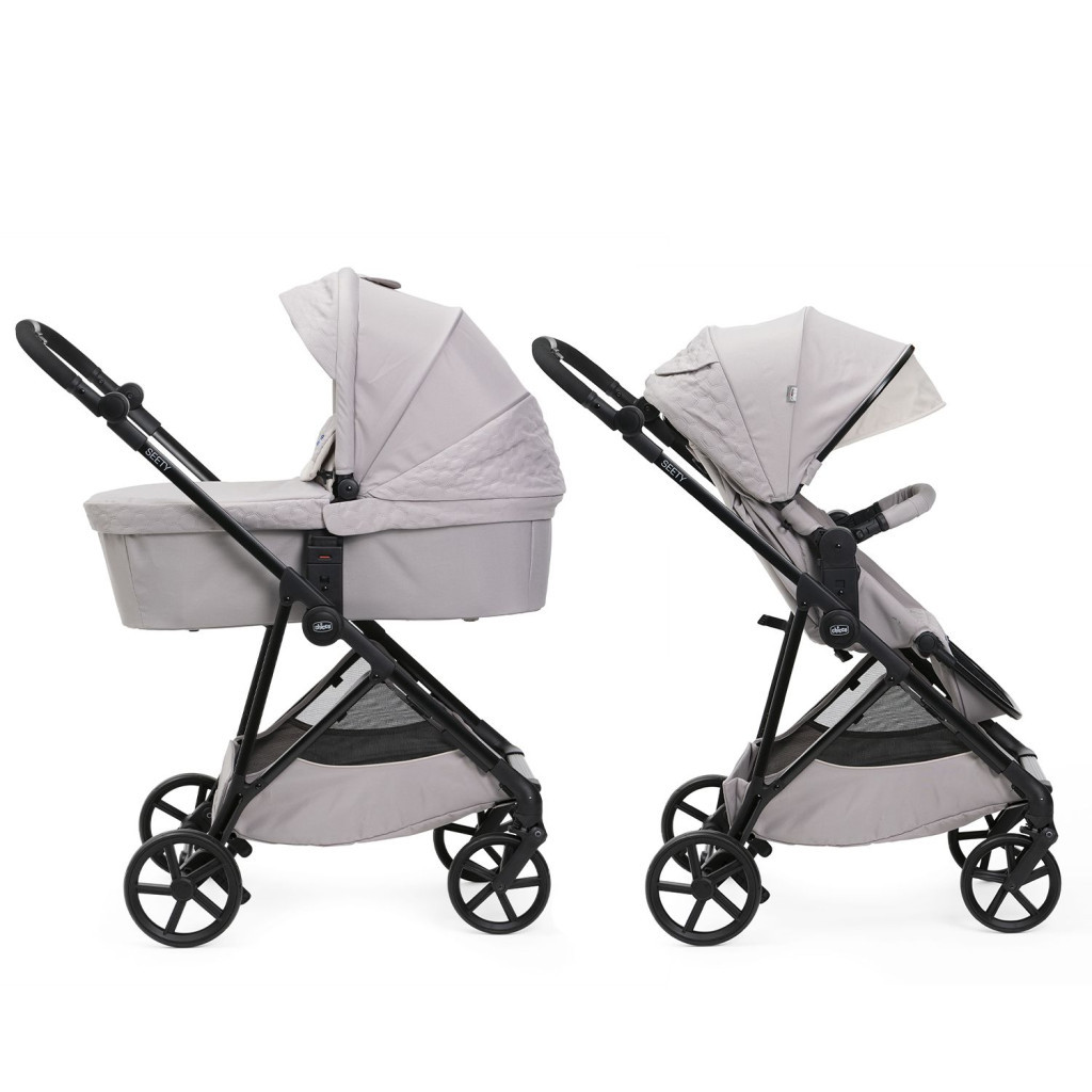 Коляска Chicco 2 в 1 Seety світло сіра (2900990870646) (87097.70.01) - зображення 1