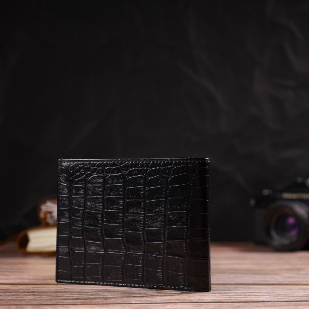 Портмоне Canpellini З натуральної шкіри Чорне (21867) - зображення 8