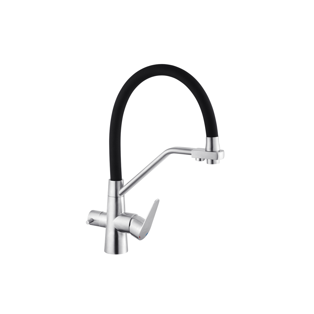 Змішувач Kroner Klassisch-ESG03817BLK (CV027936) - зображення 3