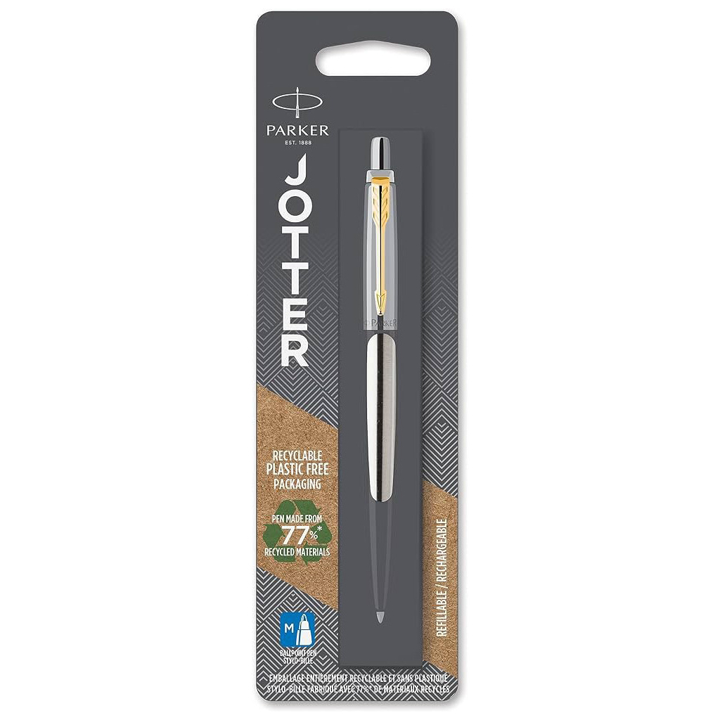 Ручка кулькова Parker JOTTER 17 SS GT BP блістер (16 036) - зображення 1