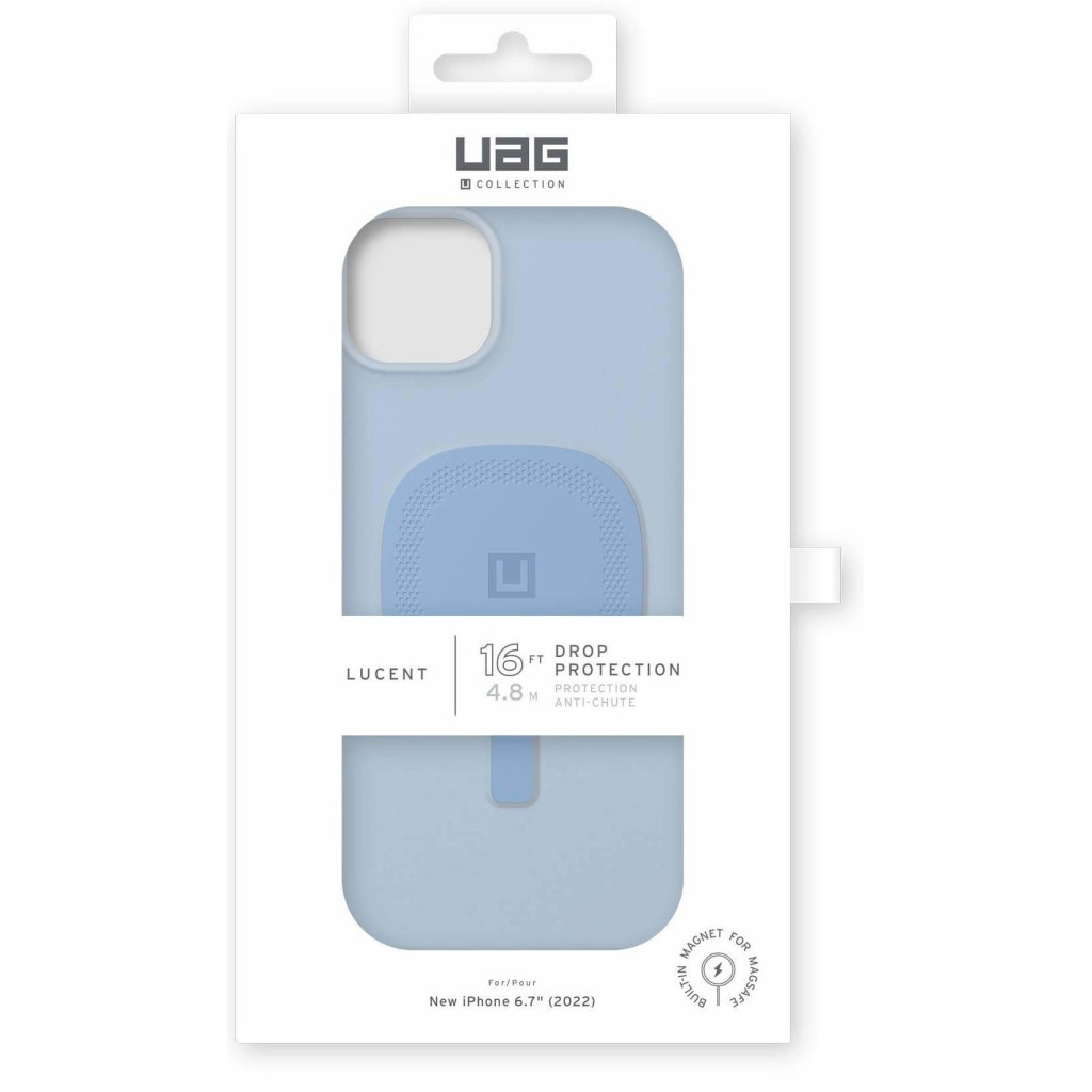 Чохол до мобільного телефона UAG [U] Apple iPhone 14 Plus Lucent 2.0 Magsafe, Cerulean (114077315858) - зображення 11