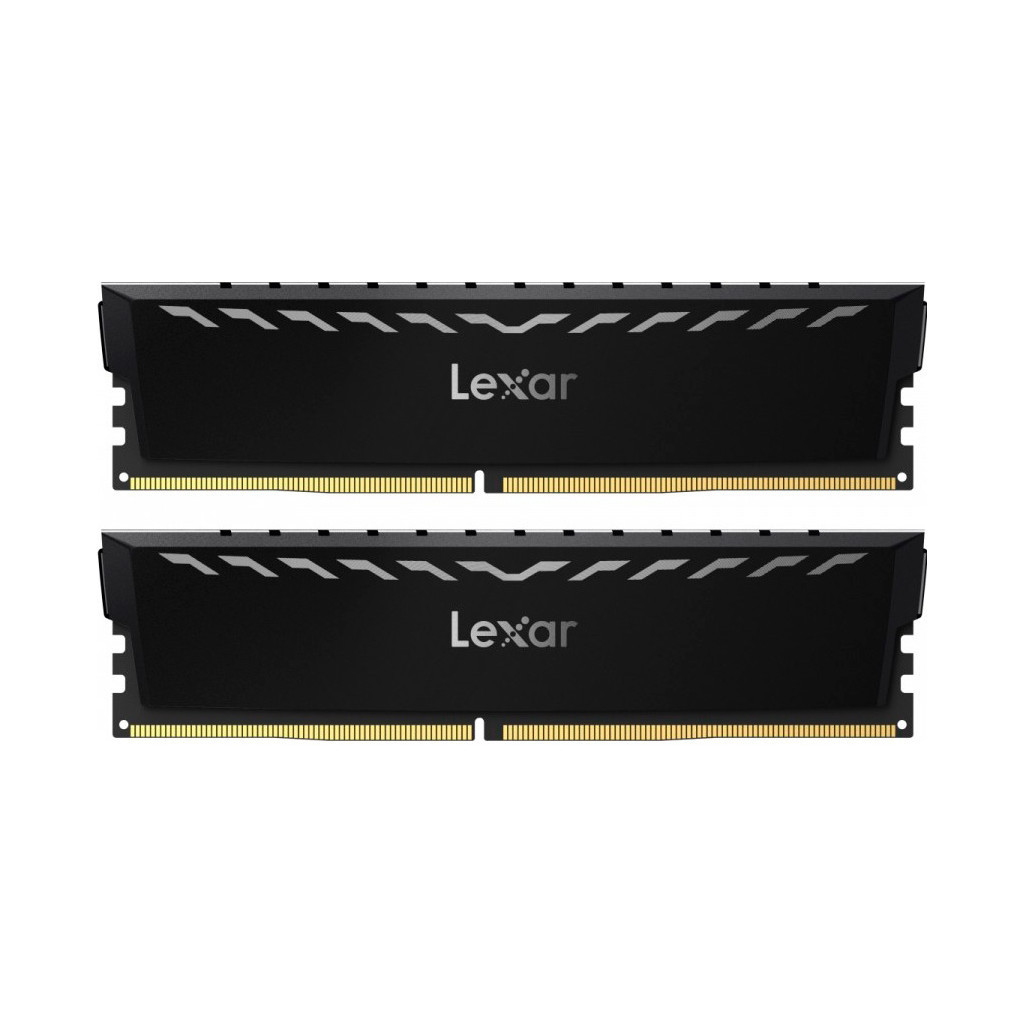 Модуль пам'яті для комп'ютера DDR4 16GB (2x8GB) 3600 MHz THOR Black Lexar (LD4U08G36C18LG-RGD) - зображення 1