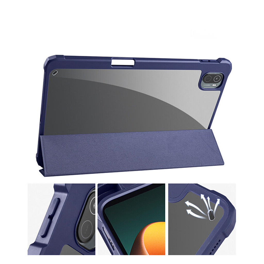 Чохол до планшета BeCover Soft Edge Pencil Mount Xiaomi Mi Pad 5 / 5 Pro Deep Blue (708362) - зображення 4