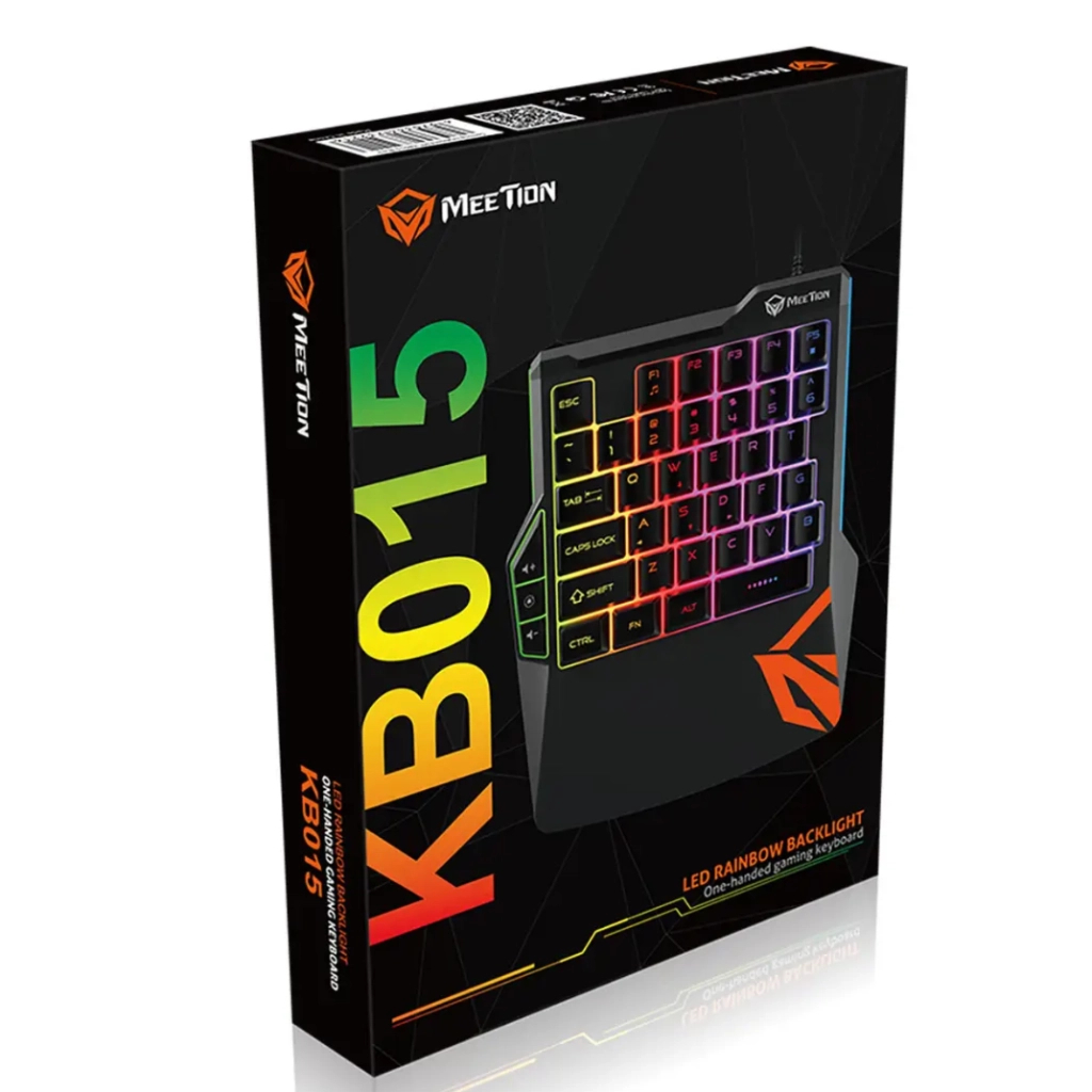 Клавіатура Meetion KB015 USB Black/Orange (MT-KB015-A) - зображення 3