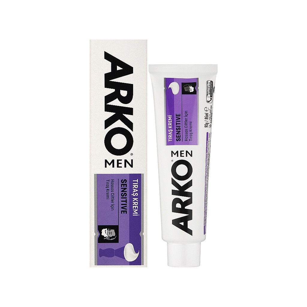 Крем для гоління ARKO Sensitive 90 г (8690506093518/8690506527860) - зображення 2