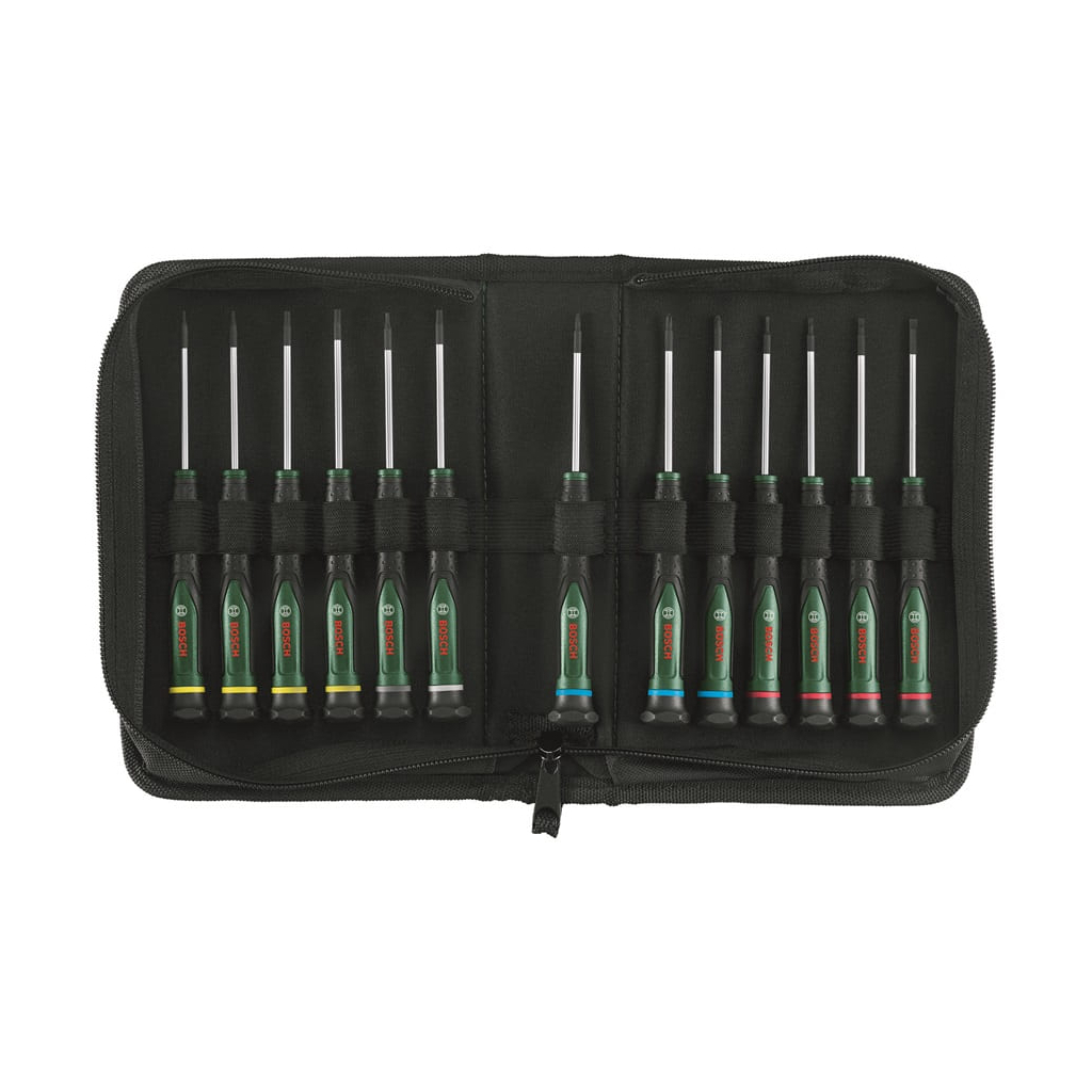 Набір викруток Bosch прецизійних 13шт, SL, PH, TX, HEX, сталь CrV (1.600.A02.Z9N) - зображення 3