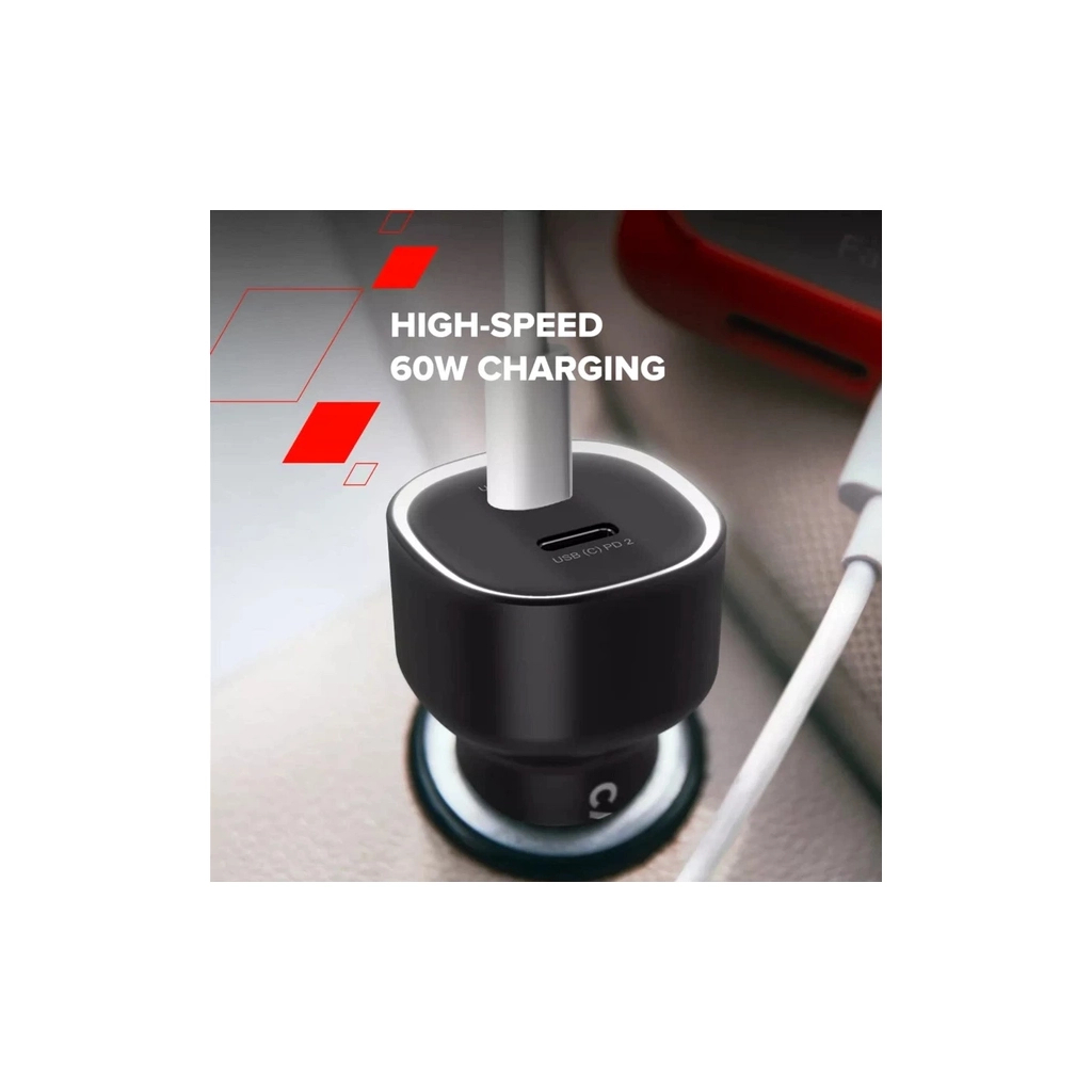 Зарядний пристрій Canyon 2xUSB-C PD60W black (CNE-CCABR3CC) - зображення 7