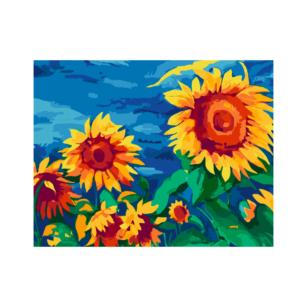 Картина по номерам Rosa Start Жовті соняхи 35х45 см (4823098518860) - зображення 1
