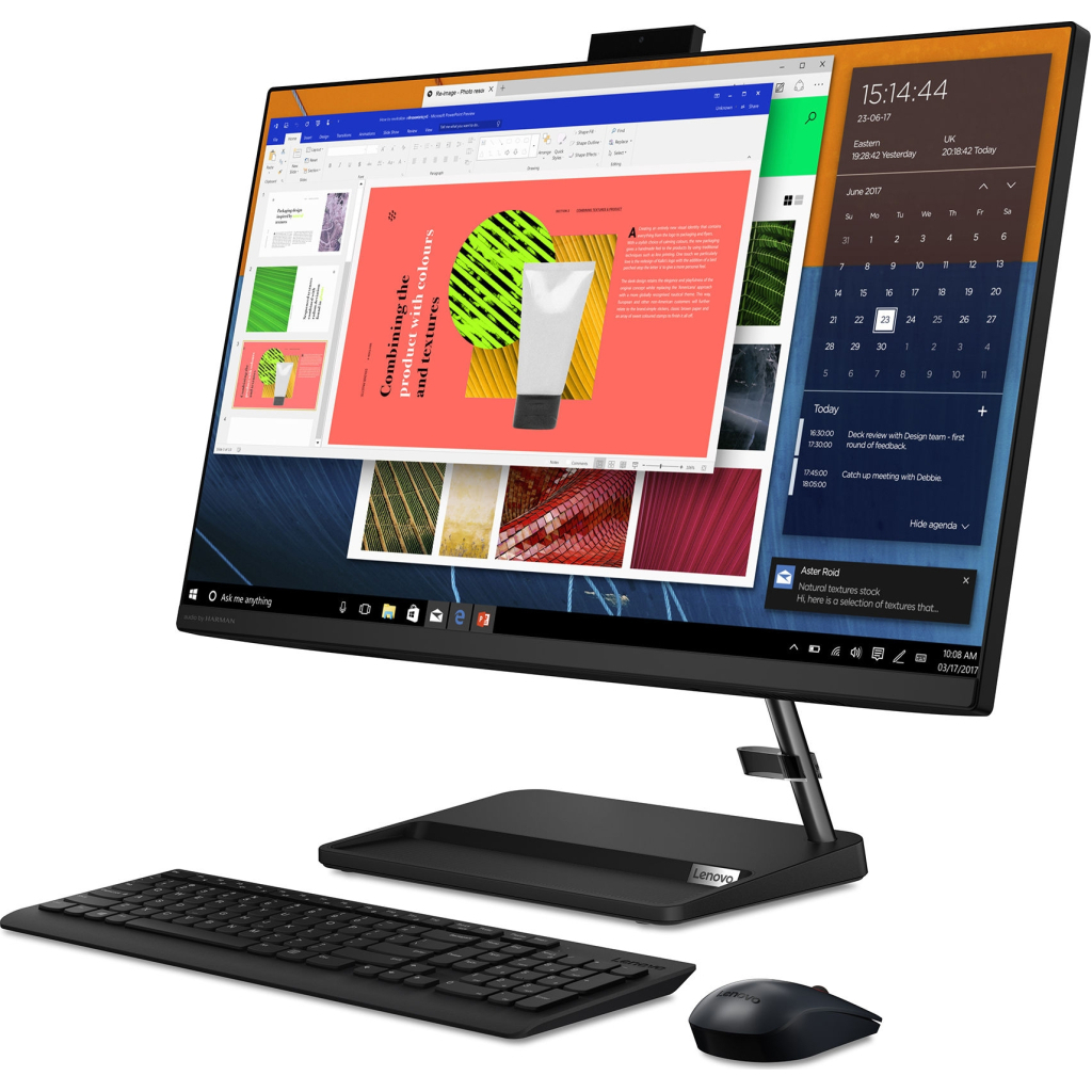 Комп'ютер Lenovo IdeaCentre AiO 3 27ALC6 / Ryzen5 7430U, 16, 512, KM (F0FY00PEUO) - зображення 12