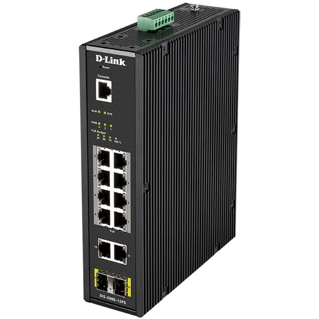 Комутатор мережевий D-Link DIS-200G-12PS - зображення 1
