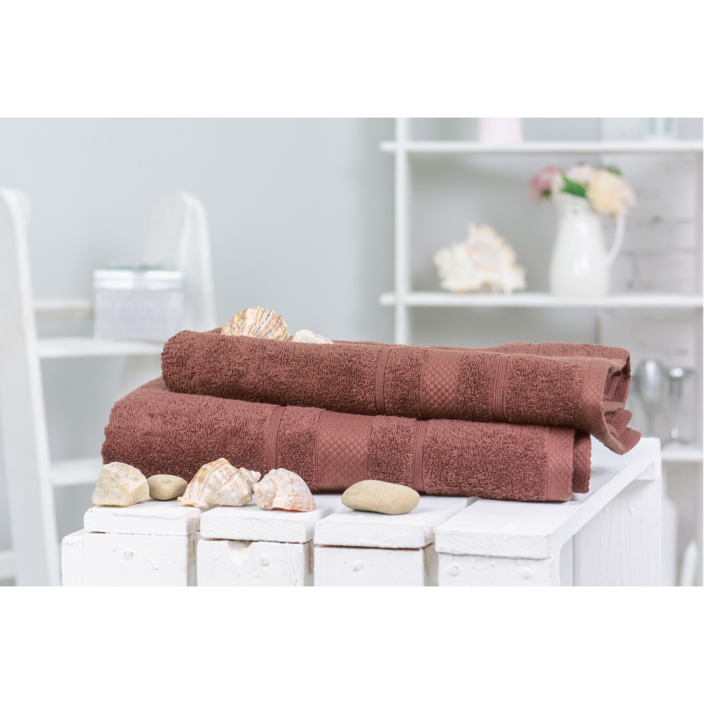 Рушник MirSon набір банний 5071 Elite SoftNess Brown 50х90, 70х140 (2200003183092) - зображення 2