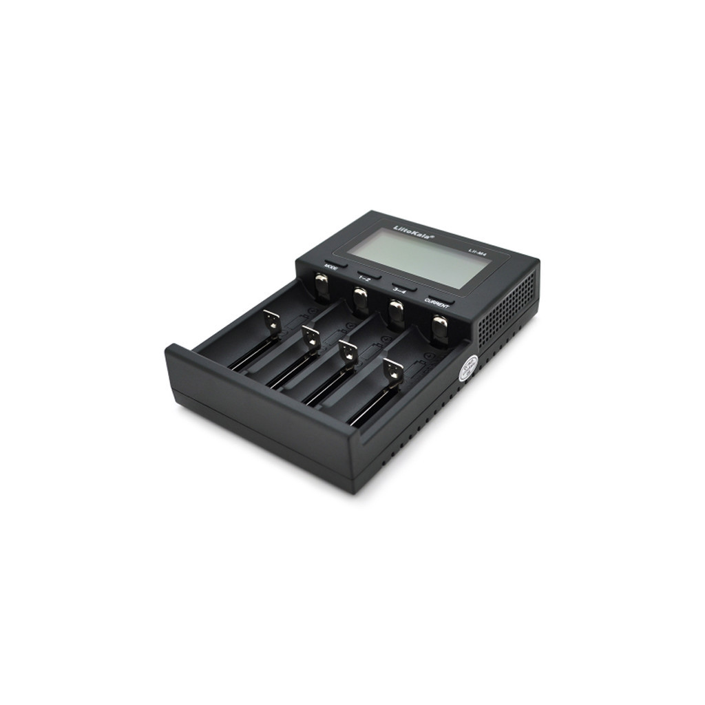 Зарядний пристрій для акумуляторів Liitokala 4 Slots, LED display, 5V Type C, 3.7V/1.2V AA/AAA 18650/26650/16340/14500/10440/18500 (Lii-M4) - зображення 2