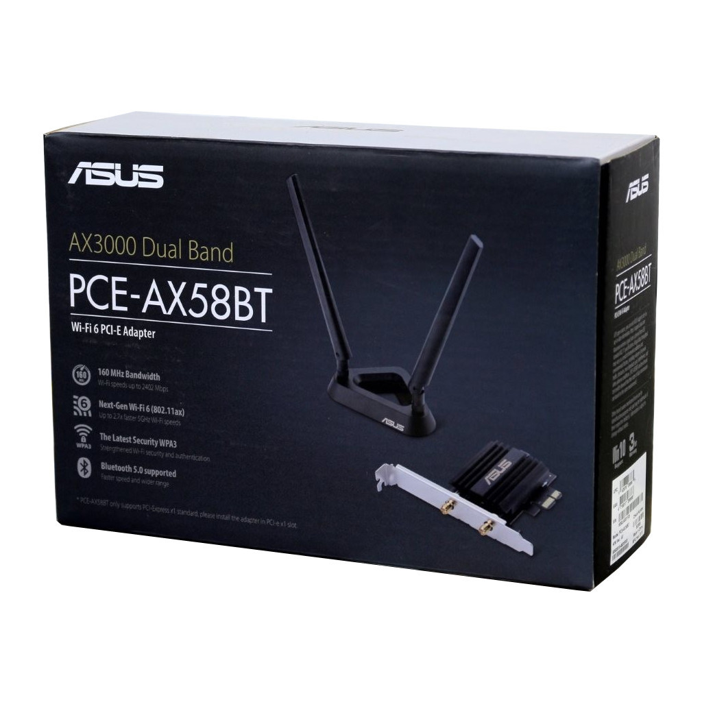Мережева карта Wi-Fi ASUS PCE-AX58BT - зображення 7