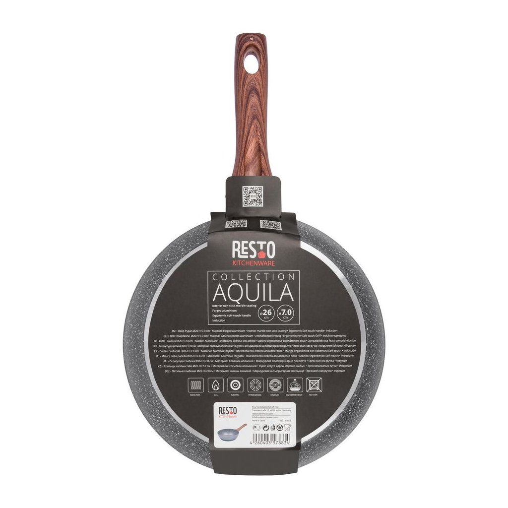 Сковорода Resto Aquila глибока 26 см (93053) - зображення 8