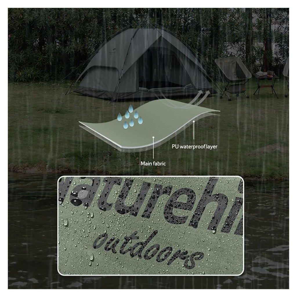 Намет Naturehike NH21ZP008 Olive (6927595777541) - зображення 4