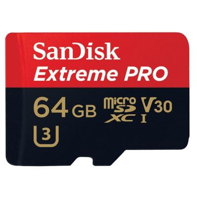 Карта пам'яті SanDisk 64GB microSD class 10 UHS-I U3 (SDSQXXG-064G-GN6MA) - зображення 2