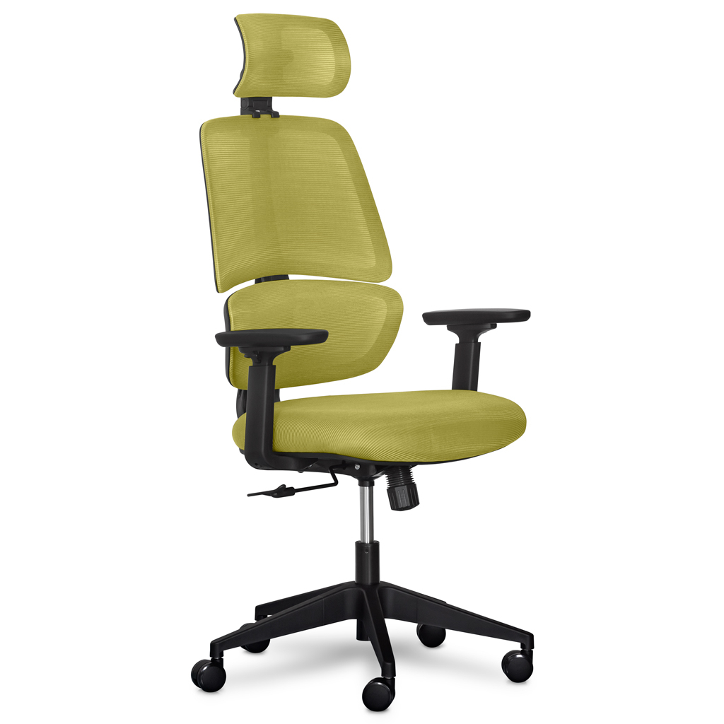 Офісне крісло Mealux Leo Air Green (Y-543 KZ) - зображення 3