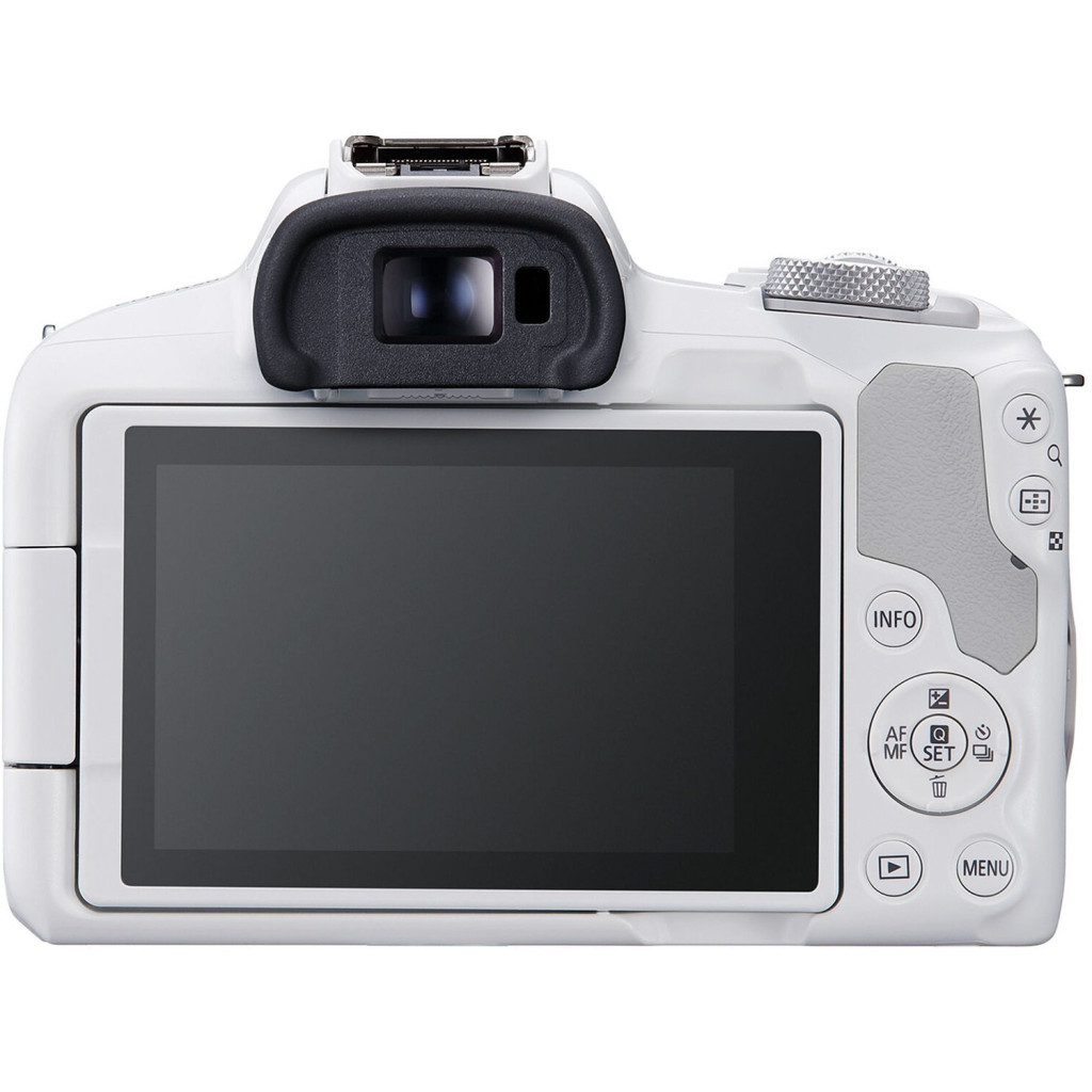 Цифровий фотоапарат Canon EOS R50 + RF-S 18-45 IS STM White (5812C030) - зображення 8
