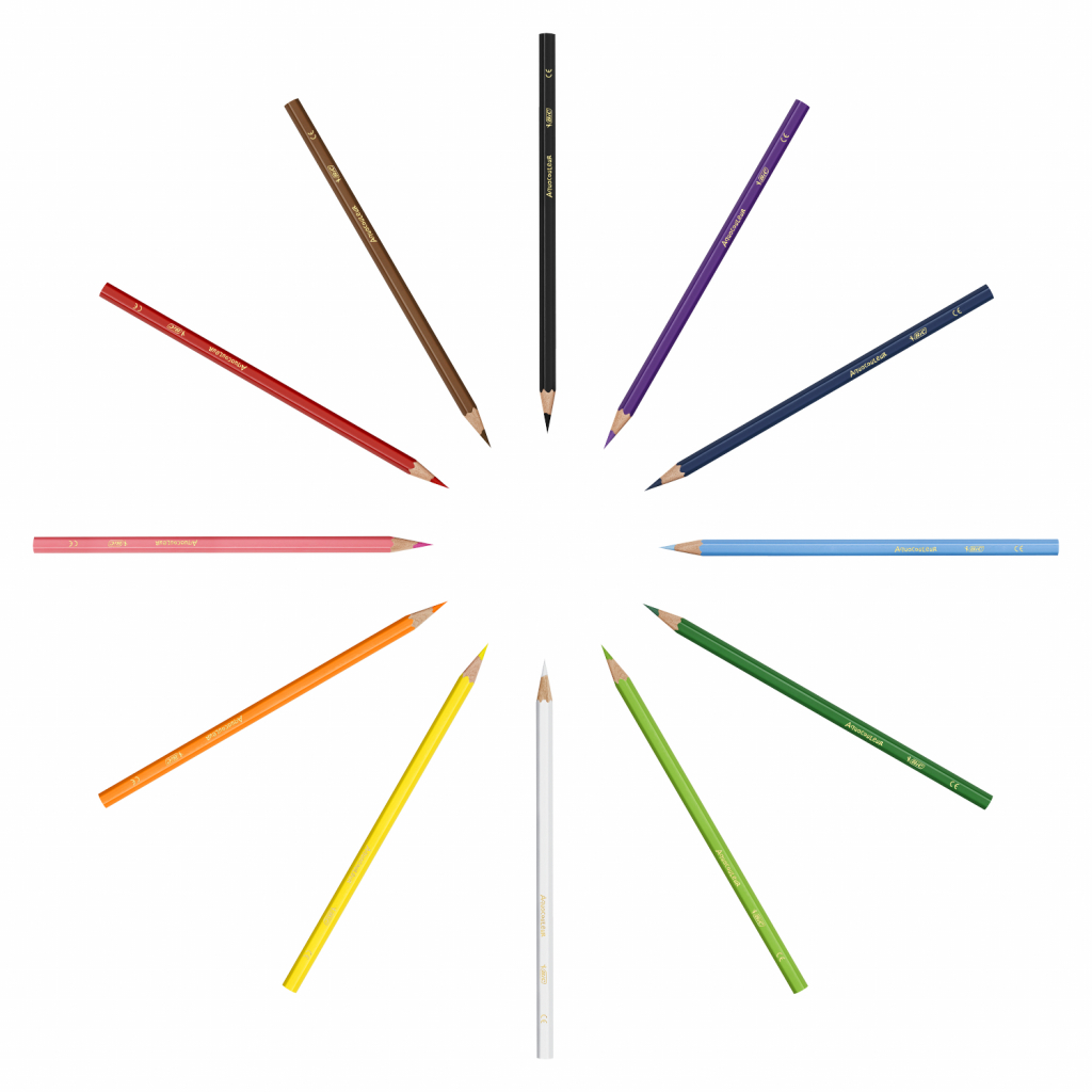 Олівці кольорові Bic Evolution Aquacouleur 12 шт (bc8575614) - изображение 2