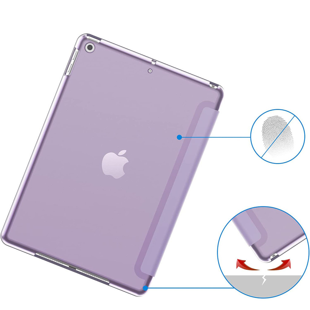 Чохол до планшета BeCover Tri Fold Hard Apple iPad 10.2 2019/2020/2021 Purple (709657) - зображення 4