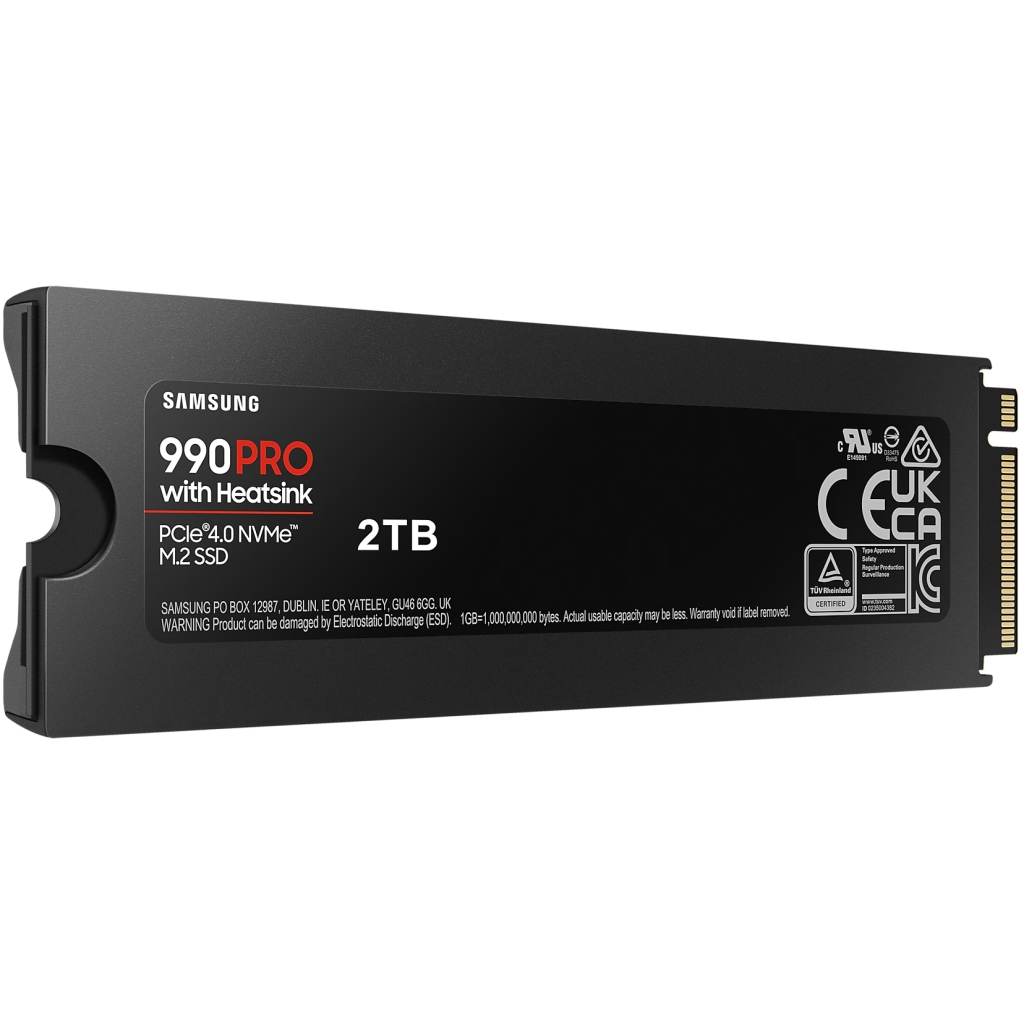 Накопичувач SSD M.2 2280 2TB 990 PRO with Heatsink Samsung (MZ-V9P2T0CW) - изображение 6