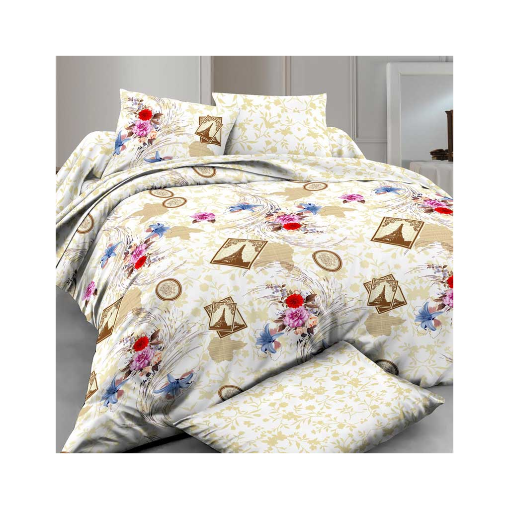 Постільна білизна Руно Paris сатин набивна євро (845.137К_Paris) - зображення 1