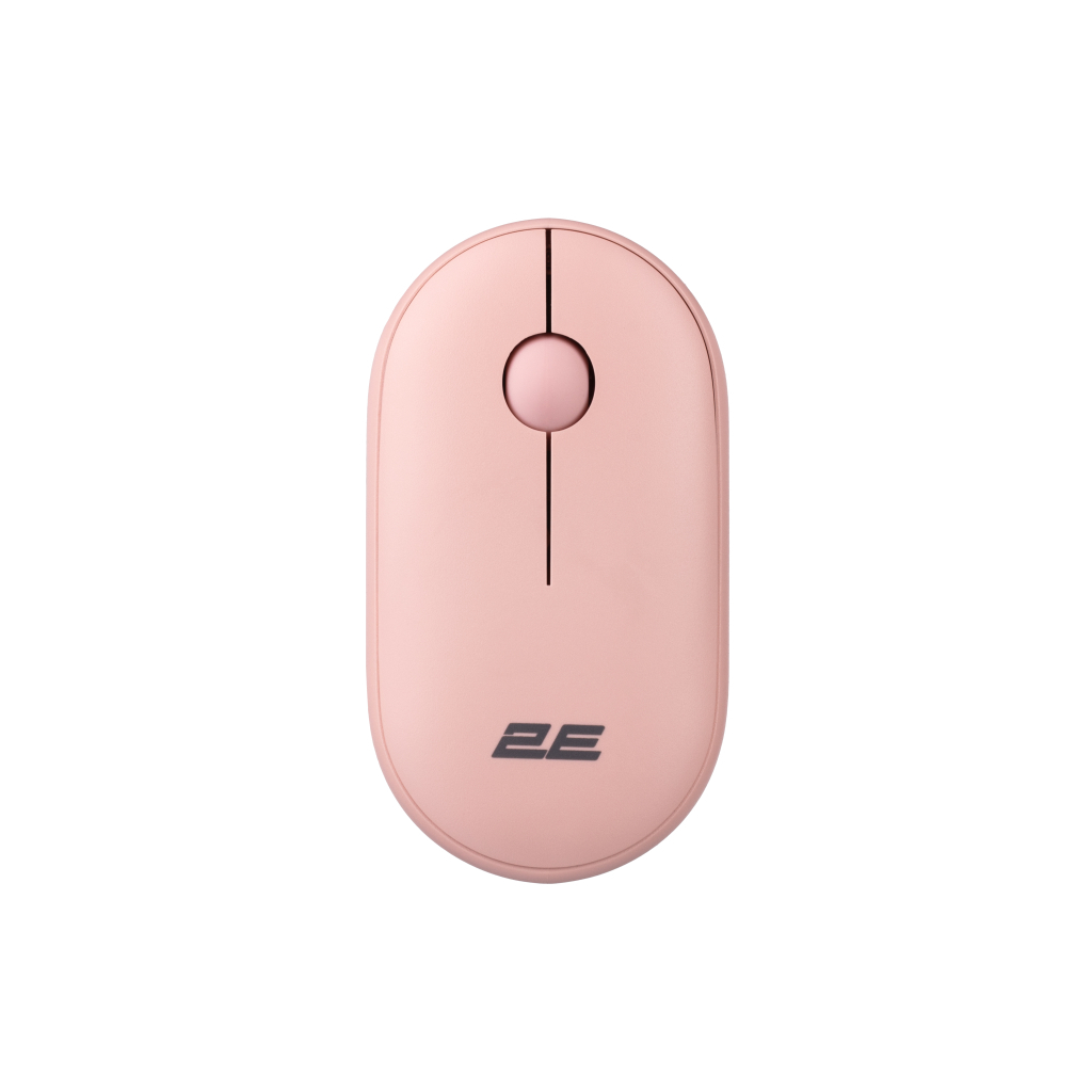 Мишка 2E MF300 Silent Wireless/Bluetooth Mallow Pink (2E-MF300WPN) - зображення 1