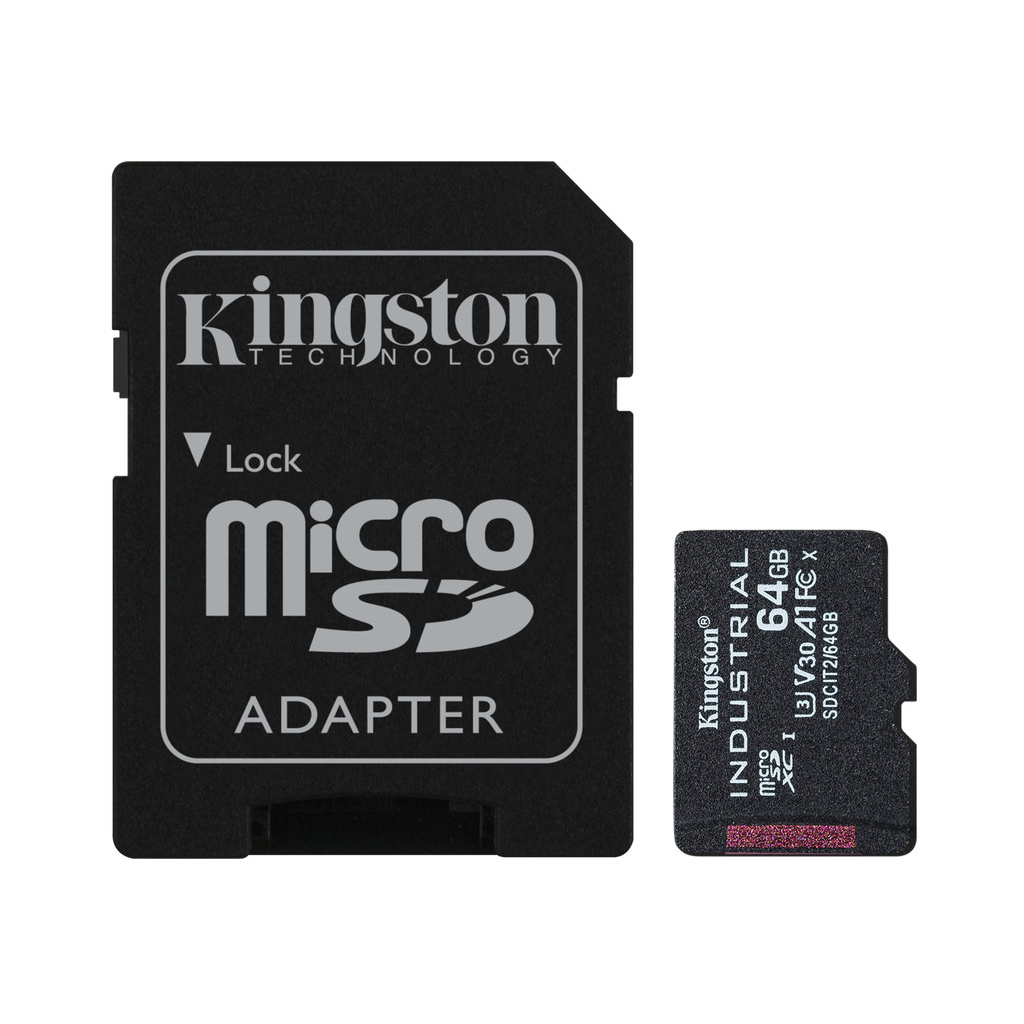 Карта пам'яті Kingston 64GB microSDXC class 10 UHS-I V30 A1 (SDCIT2/64GB) - зображення 1