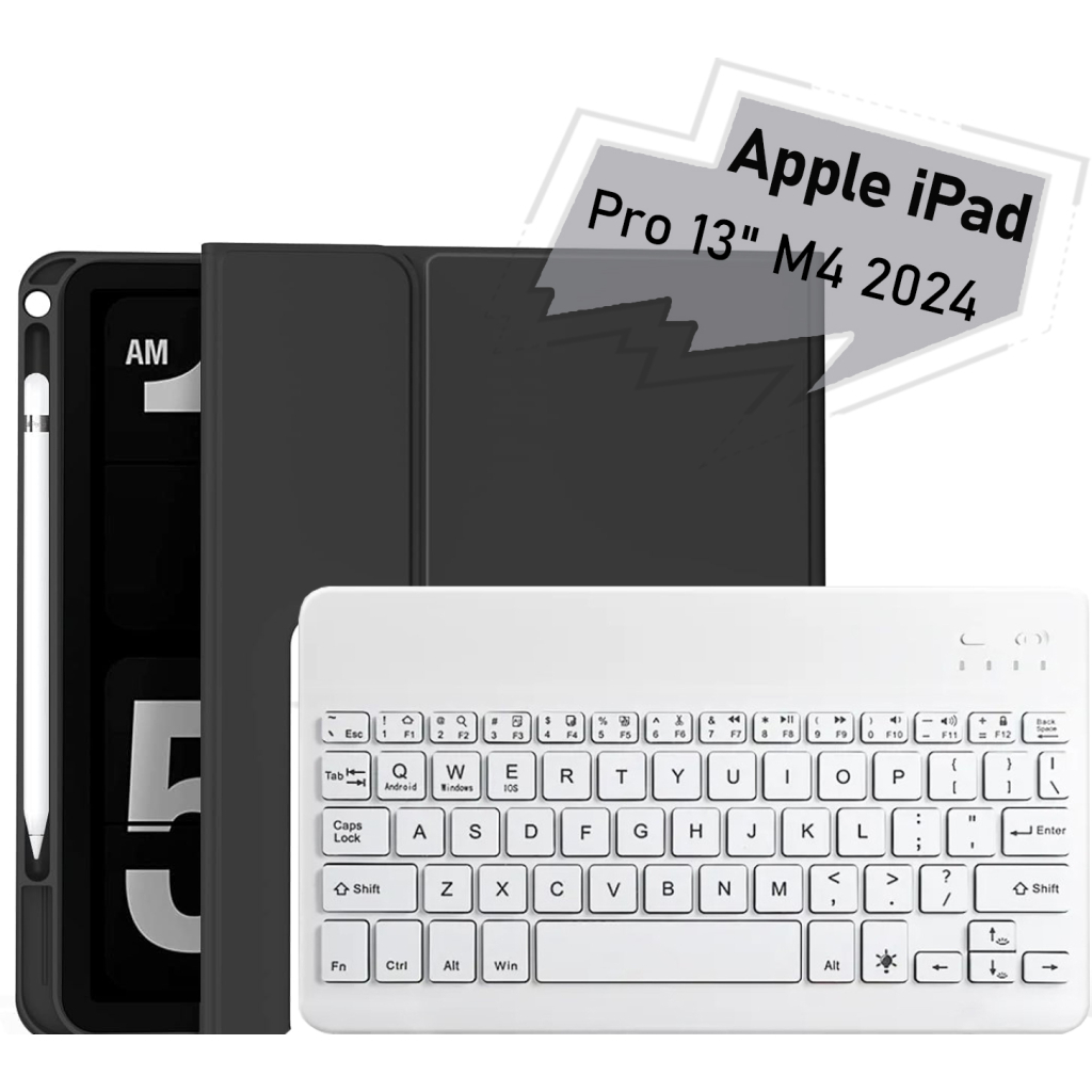 Чохол до планшета BeCover with keyboard Apple iPad Pro 13" M4 2024 Black (713003) - изображение 1