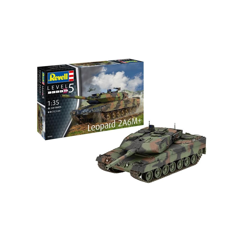 Збірна модель Revell Танк Леопард 2 A6M+ рівень 5 масштаб 1:35 (RVL-03342) - зображення 2