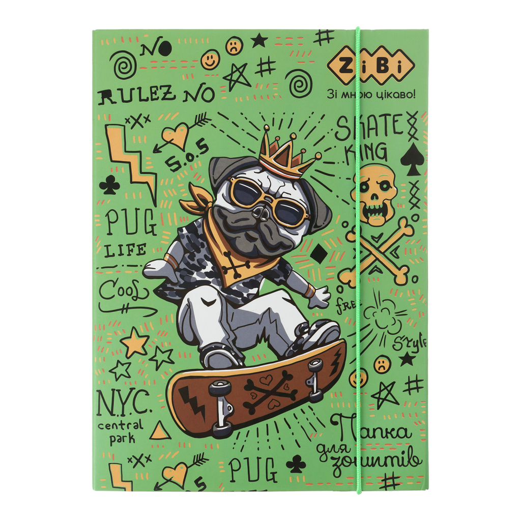 Папка для зошитів ZiBi В5+ COOL картонна, на гумках (ZB.14980) - зображення 1