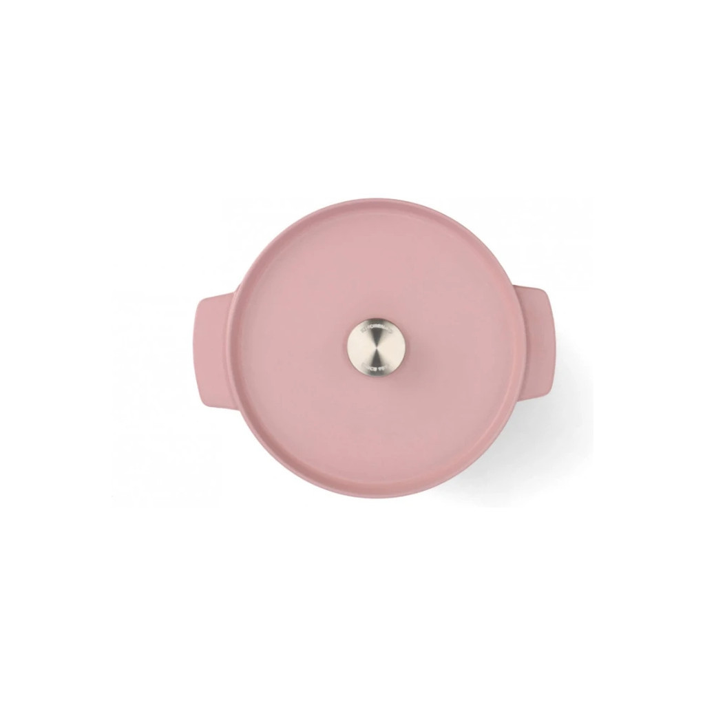 Каструля KitchenAid чавунна з кришкою 5,2 л Суха троянда (CC007431-001) - зображення 3