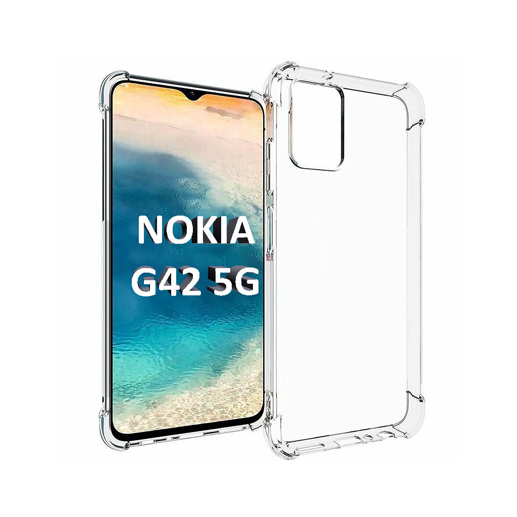 Чохол до мобільного телефона BeCover Anti-Shock Nokia G42 5G Clear (710487) - зображення 1