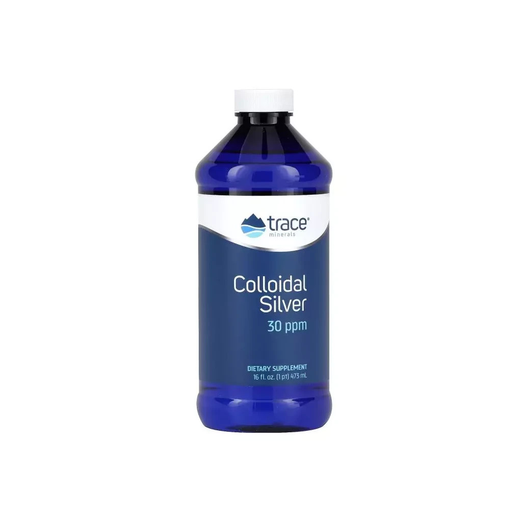 Мінерали Trace Minerals Колоїдне срібло, Colloidal Silver, 473 мл (TMR-00318) - зображення 1