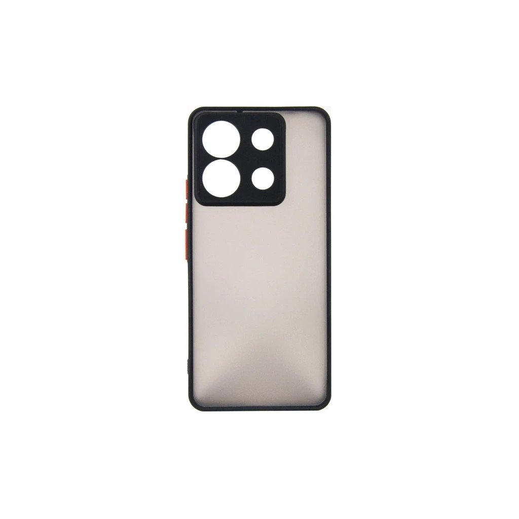 Чохол до мобільного телефона Dengos Kit for Xiaomi Redmi Note 13 Pro 5G case + glass (Black) (DG-KM-68) - зображення 2
