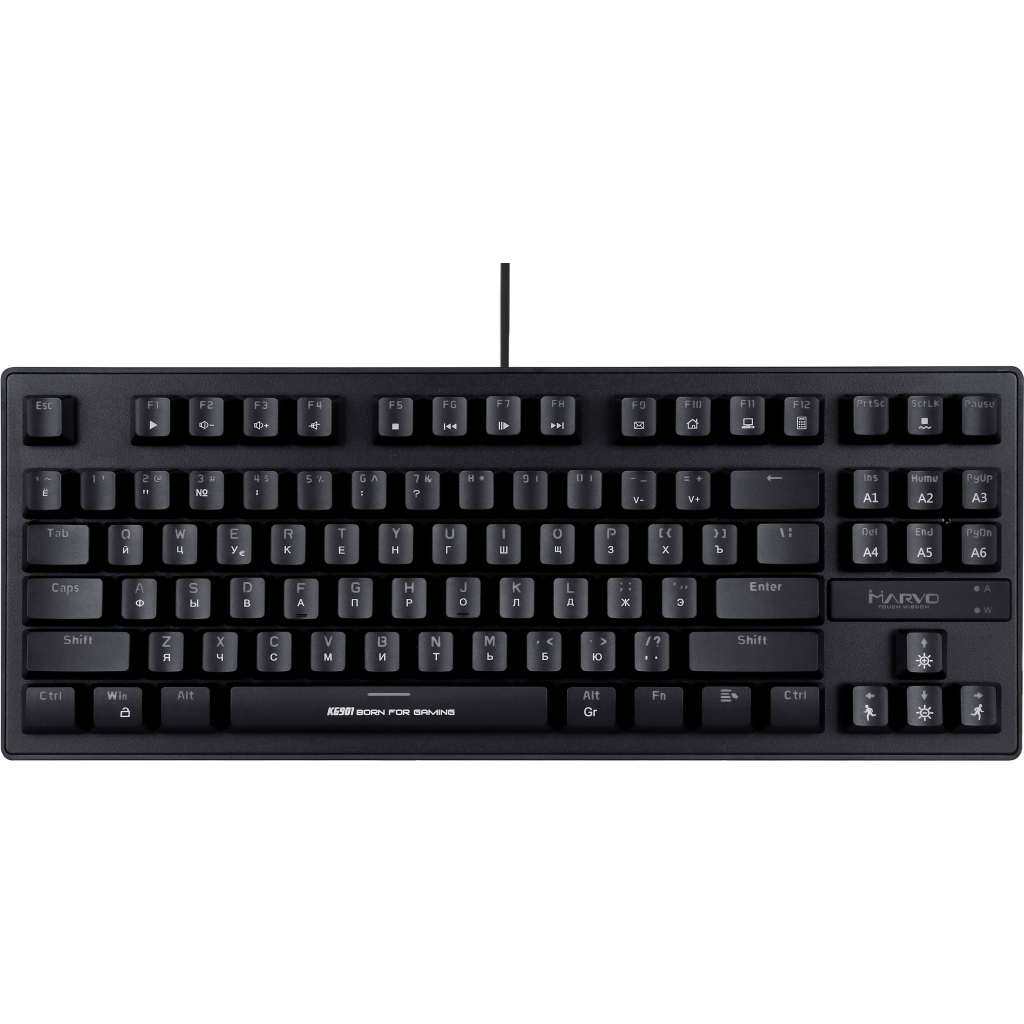 Клавіатура Marvo KG901 Multi-LED Mechanical Red Switch - зображення 2