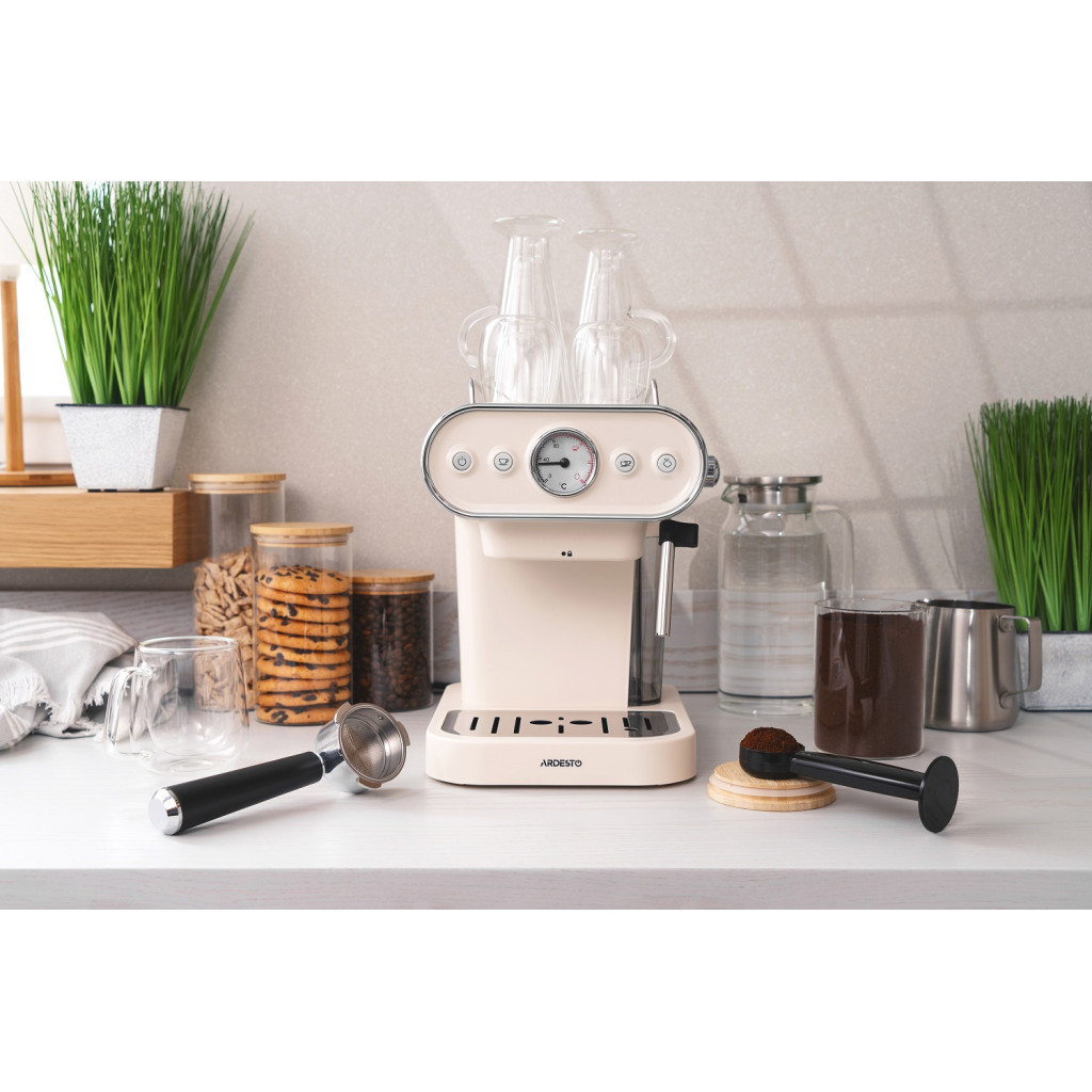 Ріжкова кавоварка еспресо Ardesto FCM-E15BG - picture 2